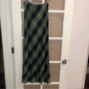 Urban Outfitters Archive Plaid Maxi Skirt